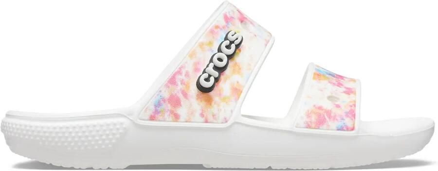 Crocs Classic Tiedye Graphic Sandal Wit Multi US M12