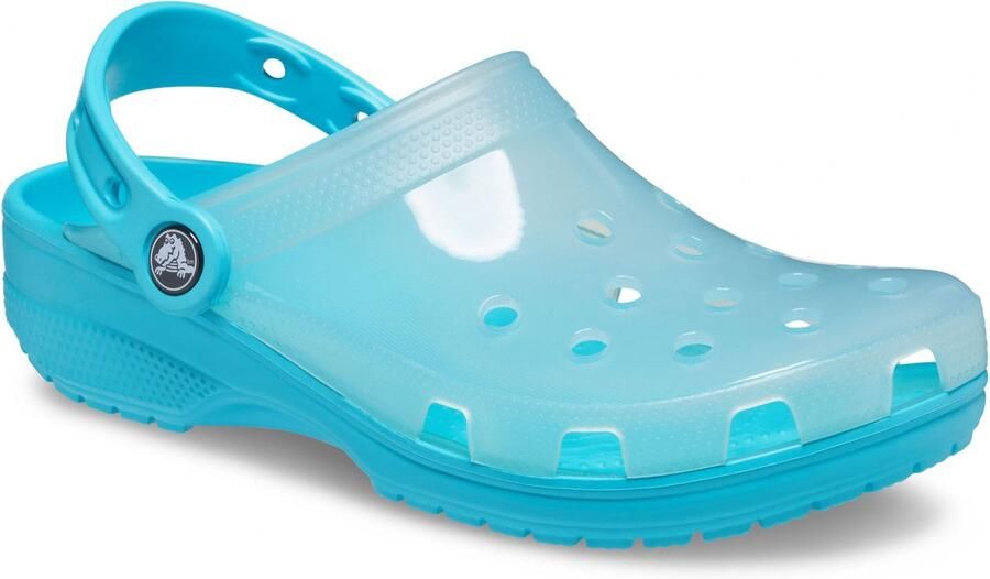 Crocs Classic Translucent Clog Blauw US M2W4