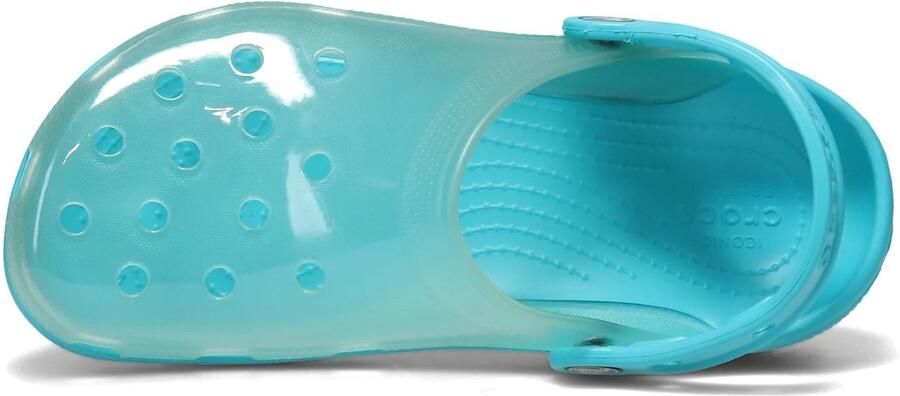 Crocs Classic Translucent Clog Digital Aqua US M3 W5