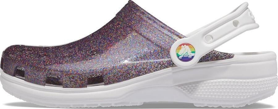 Crocs Classic Translucent Glitter Clog White 48 49 US M13
