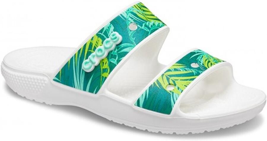 Crocs Classic Tropical Sandalen Wit Multi US M11