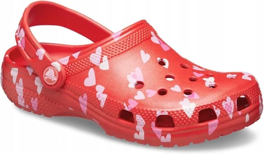 Crocs Kid's Classic VDay Graphic Clog Sandalen maat 32-33 rood