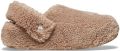 Crocs Clogs Classic Cozzzy Slipper Pantoffel met kleine plateauzool - Beige
