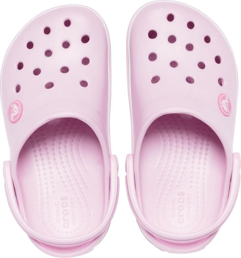 Crocs Crockband clog t rose ballerina streepje aan zijkant Kinderen Kleur Roze) - Foto 2