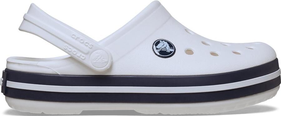 Crocs Crocband Clogs Toddler White Navy