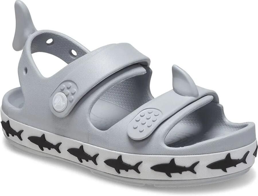 Crocs Crocband Cruiser Shark Sandalen Voor Peuters Grijs