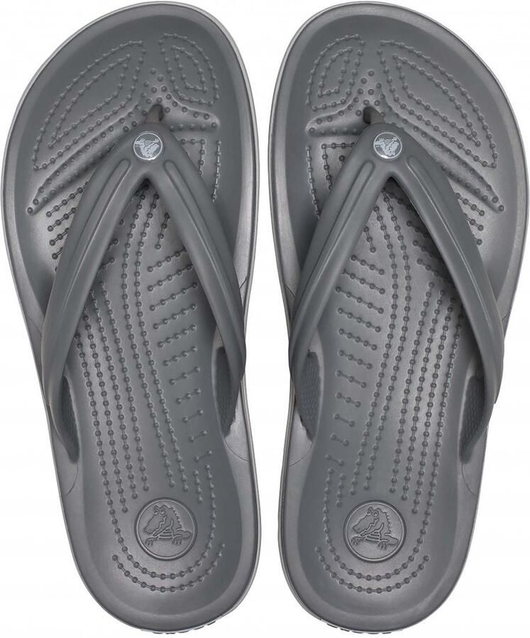 Crocs Crocband Serie Mannelijke Teenslippers Slate Grey Smoke Comfortabel
