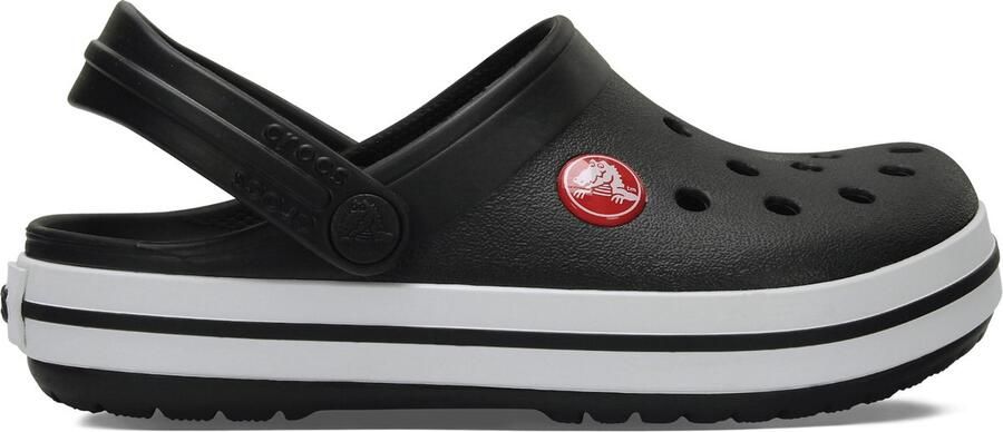 Crocs Kid's Crocband Clog Sandalen zwart grijs