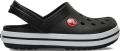 Crocs Kid's Crocband Clog Sandalen zwart grijs - Zwart