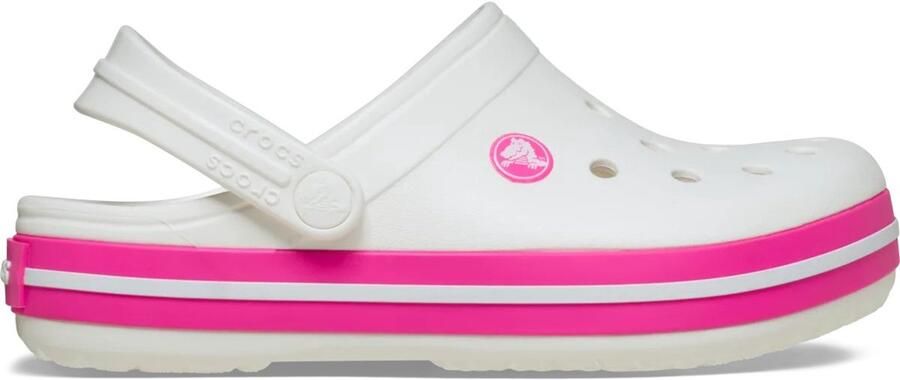 Crocs Crocband Kids Clog 207006 Unisex Kinderklompjes Lichtgewicht Comfortsandalen Wit