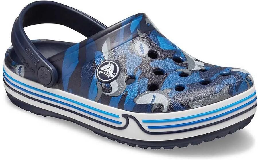 Crocs Crocband Shark Ps Klompen Blauw