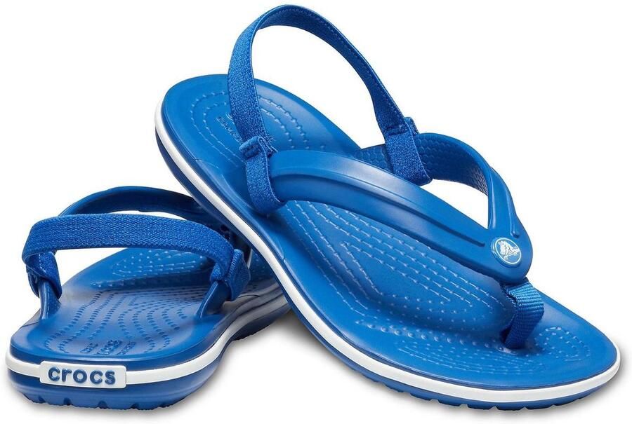 Crocs Crocband Strap Flip Kids Slippers 23 24 Blauw - Foto 4