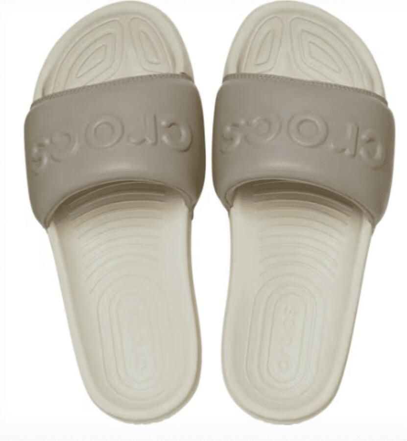 Crocs Dames Badslipper All Day Slide W Bone Beige