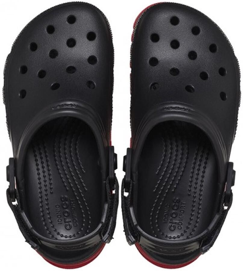 Crocs Duet Max II Clog Zwart Rood US J1