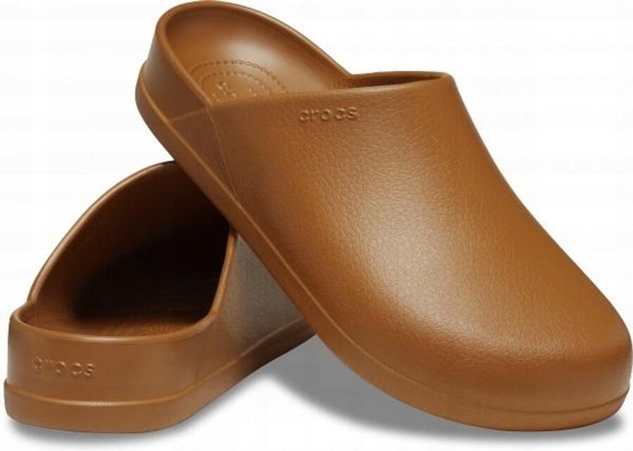 Crocs Dylan Serie Dames Klomp Cognac Originele Croslite™ Modern Design