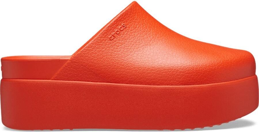 Crocs Dylan Platform Clog Lava Rood US W5