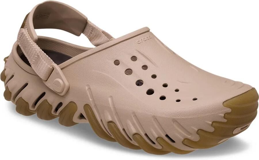 Crocs Echo Gum Ro Klompen Beige