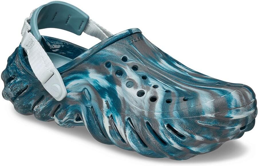 Crocs Echo Marbled Klompen Blauw