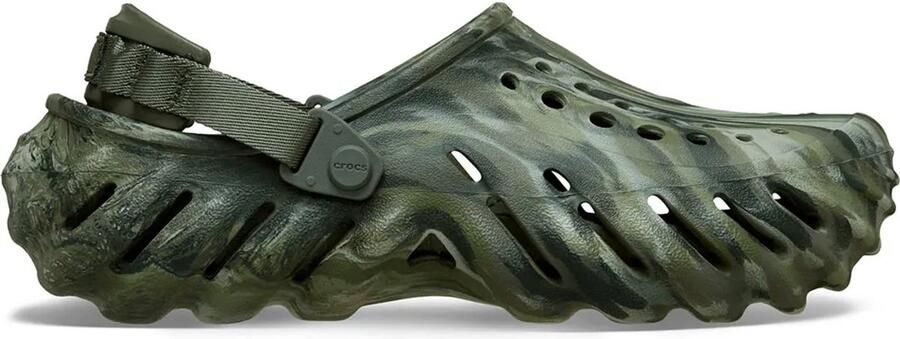 Crocs Echo Marbled Klompen Groen