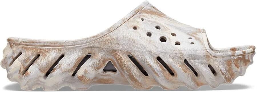 Crocs Echo Marbled Slide Bone Multi US M10 W12