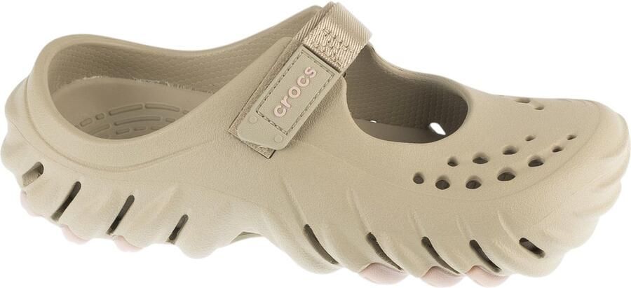 Crocs Echo Mary Jane W Clog Vrouwen Beige Slippers