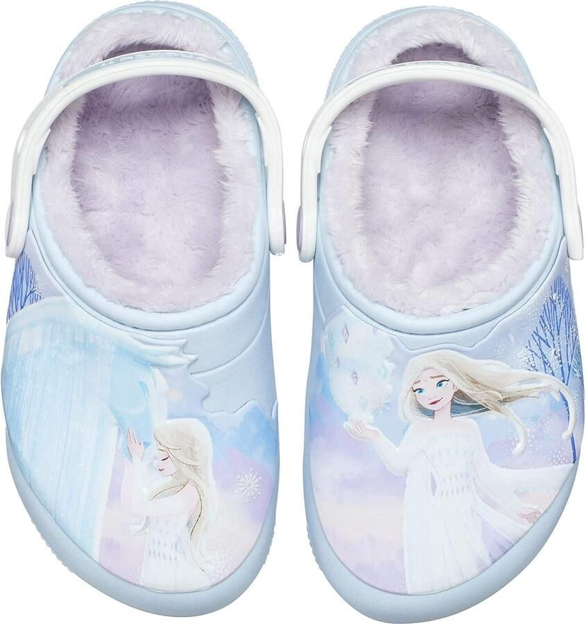 Crocs Frozen Editie Gevoerde Binnenkant Lichtblauw US
