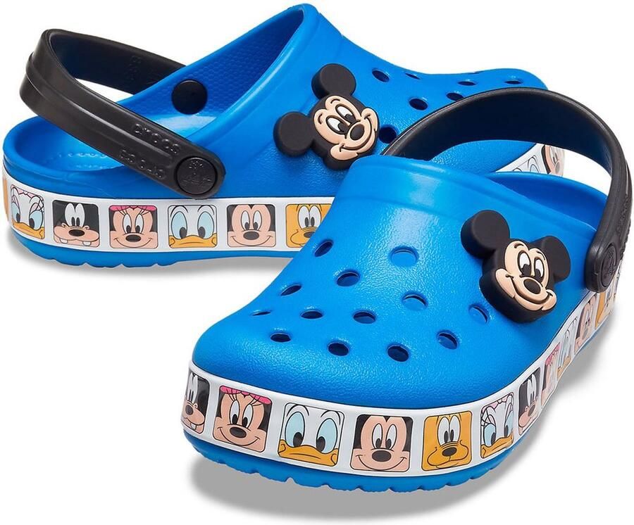 Crocs Fun Lab Mickey Mouse Band Kleuter Klompen Blauw Meisje - Foto 2