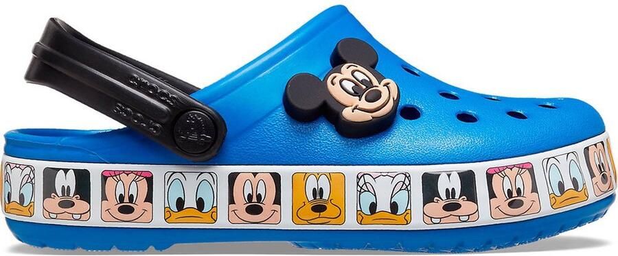 Crocs Fun Lab Mickey Mouse Band Kleuter Klompen Blauw Meisje - Foto 8