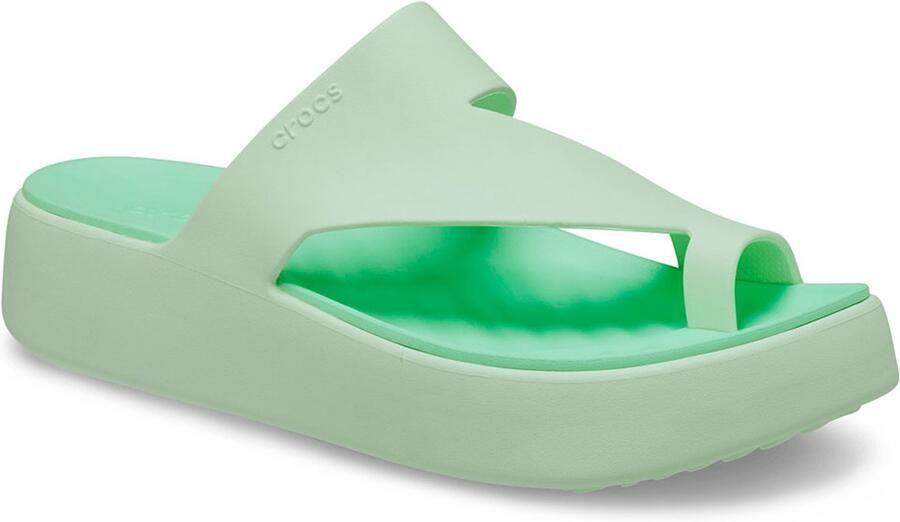 Crocs Getaway Platform Dames Klompen Jade Tint W7 Free Feel Technologie