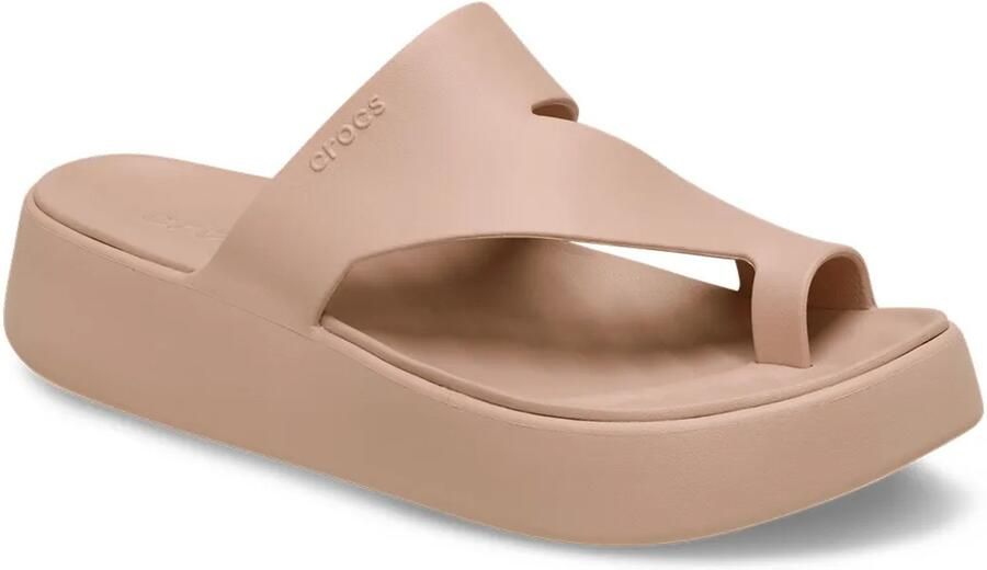 Crocs Getaway Platform Toe Loop Slippers Roze Vrouw