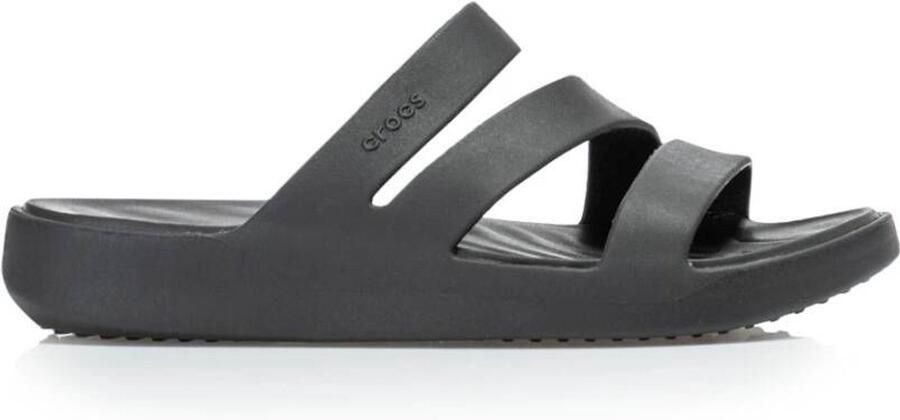 Crocs Badslippers Getaway Strappy zomerschoen badschoen zwembadglijbanen met modieuze bandjes - Foto 3