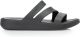 Crocs Badslippers Getaway Strappy zomerschoen badschoen zwembadglijbanen met modieuze bandjes - Zwart
