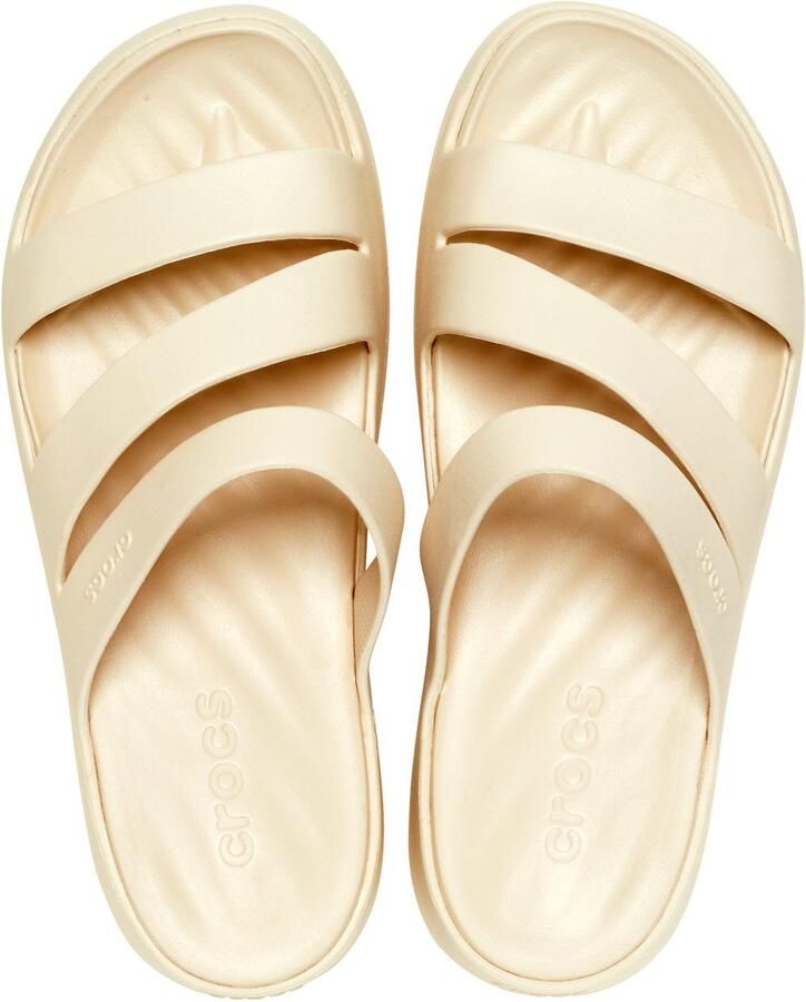 Crocs Badslippers Getaway Strappy zomerschoen badschoen zwembadglijbanen met modieuze bandjes - Foto 2