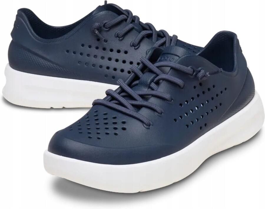 Crocs InMotion Dames Sneakers Navy Wit LiteRide™ Inlegzool Free Feel Technology™