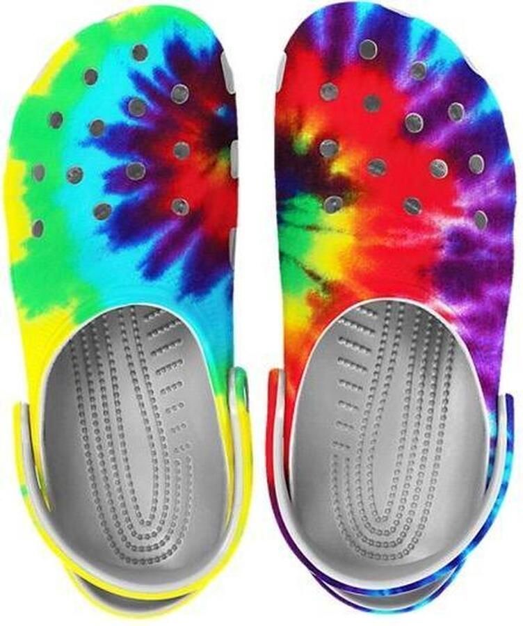 Crocs Classic Klomp Tie Dye Graphic Multi - Foto 5