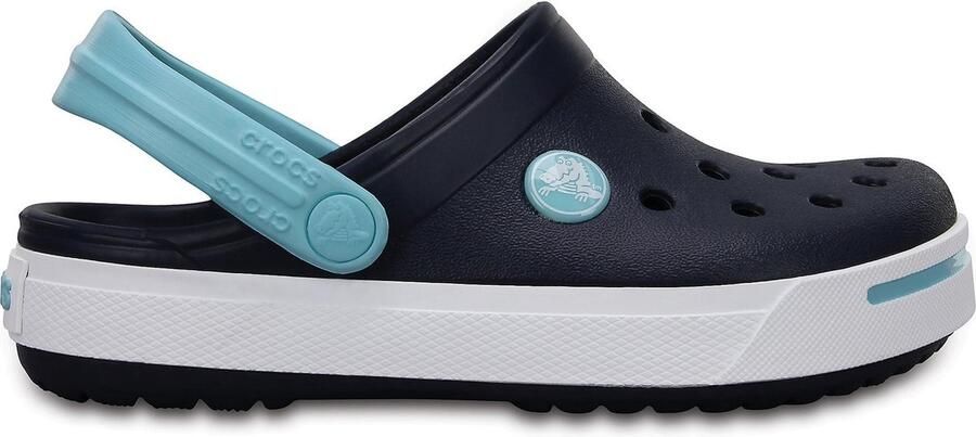 Crocs Instappers Unisex navy licht blauw wit