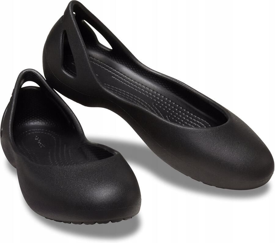 Crocs Kadee Flat Dames Ballerina's Zwart Comfort