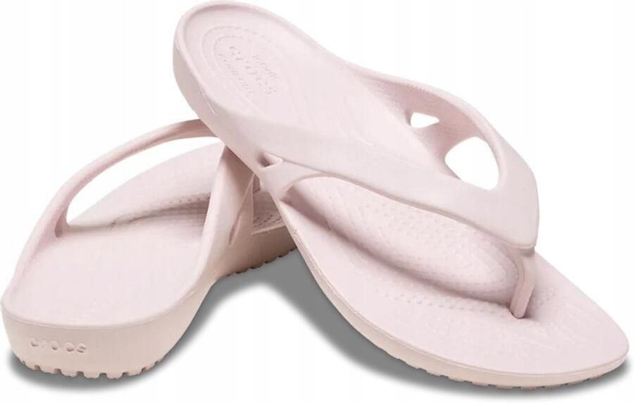 Crocs Kadee II Flip Dames Teenslippers Barely Pink Comfortabel Antibacterieel