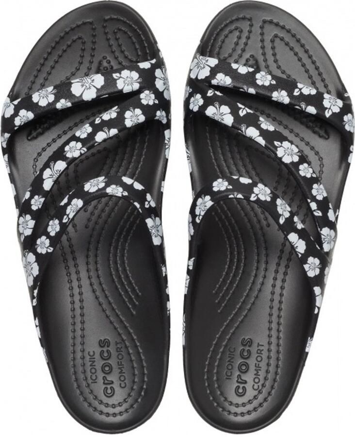 Crocs Kadee II Retro Resort Sandalen Zwart