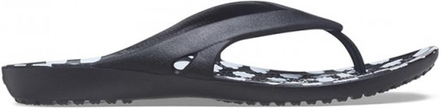 Crocs Kadee ll Heart Print Flip Zwart Wit US W11