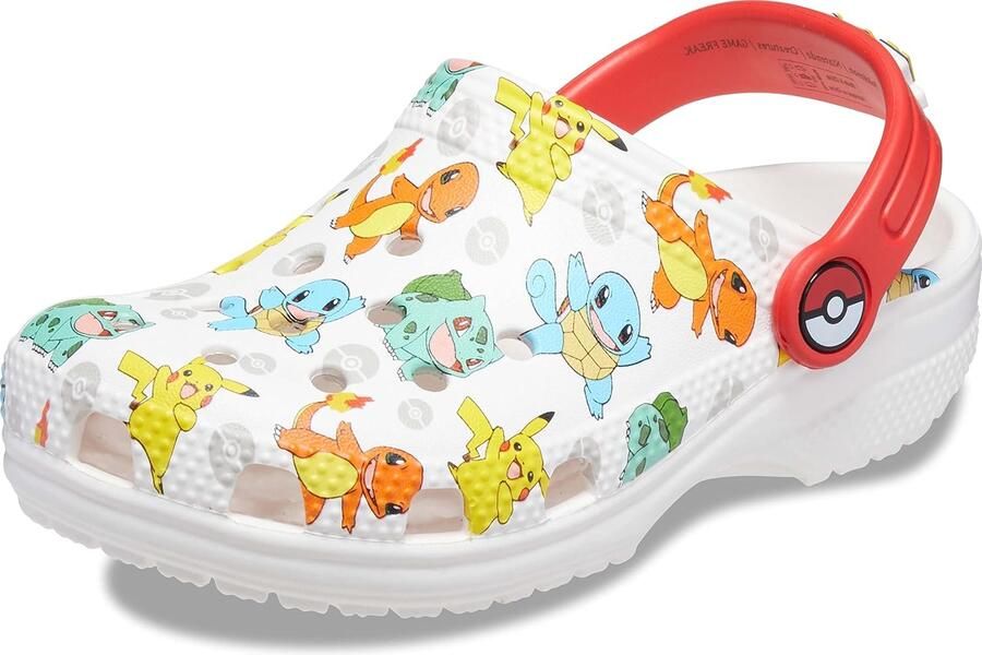 Kinderklompen Pokemon Wit Multi