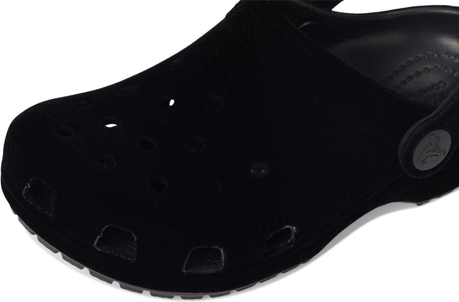 Crocs Classic Clogs Velvet Baby Zwart Kind Zwart