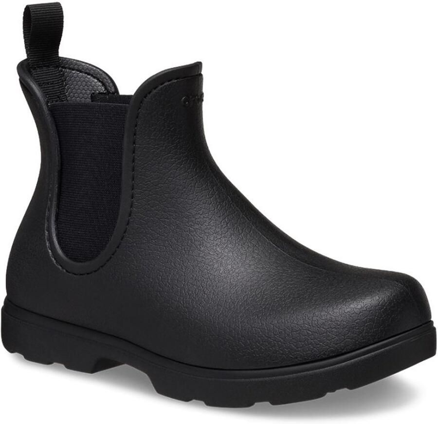 Crocs Leigh Chelsea Rain Boot Black