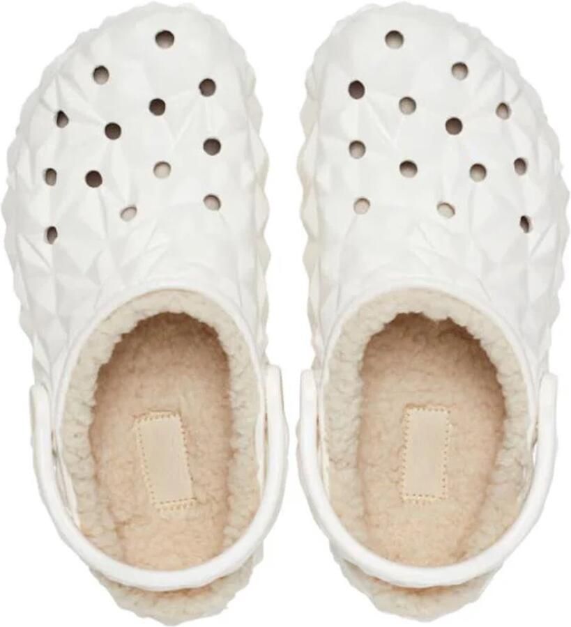 Crocs Lined Geometric White Clog M10 W12