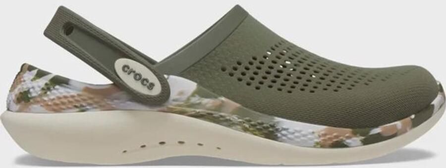 Crocs Literide 360 Marbled Clog Army Green US J3