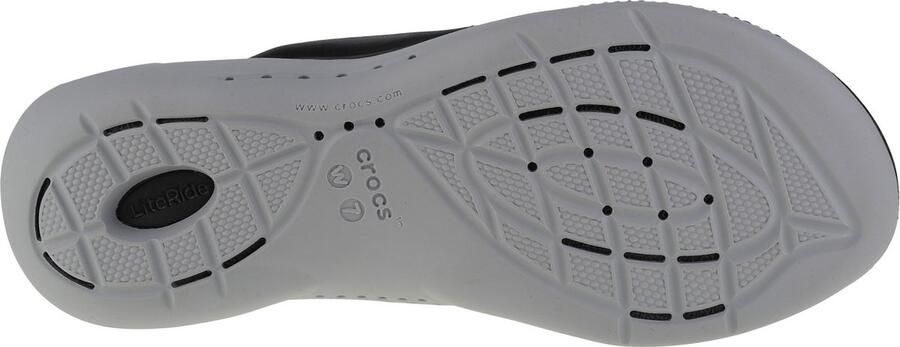 Crocs Literide 360 W Sandal 206711 02G Vrouwen Zwart Sandalen - Foto 4