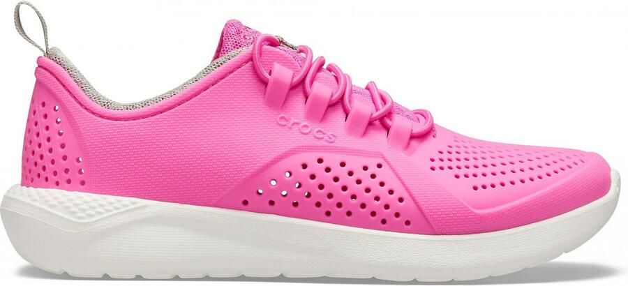 Crocs Schoenen Lifestyle Leisure Kind 28 29 EU US) Electric pink White 95.5% 4.5% Polyester