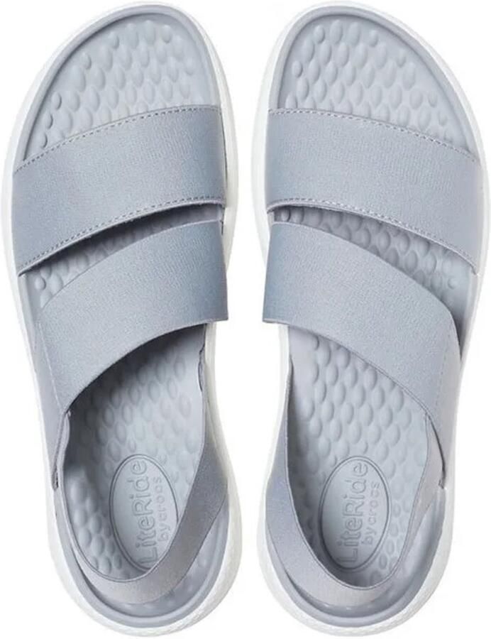 Crocs Literide Stretch Sandal Licht Grijs US W4