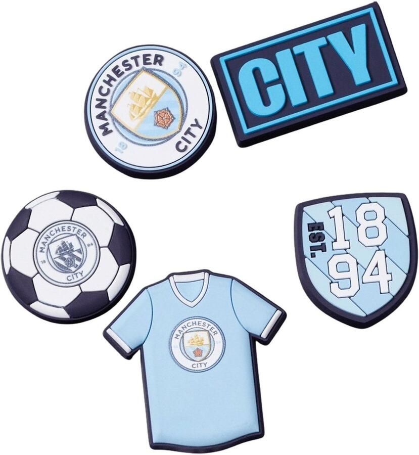 Crocs chester City Jibbitz (5-pack)