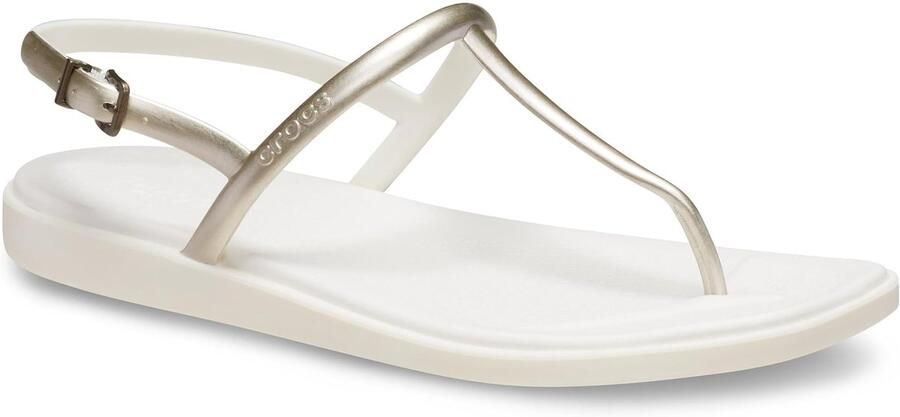 Crocs Miami Metallic Thong Flip Wit US W10